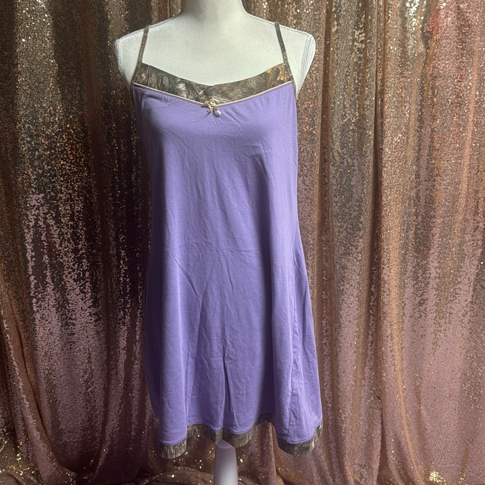 Wilderness Dreams Purple Camo Night Dress